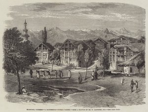 Islamabad, Cashmere, a Mahommedan Funeral passing by Richard Principal Leitch